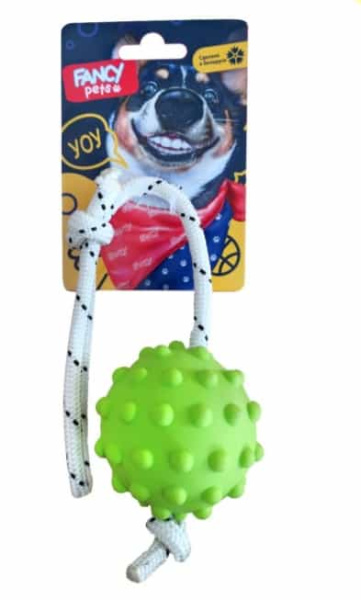 FANCY PETS Игрушка для собак Мячик на веревке