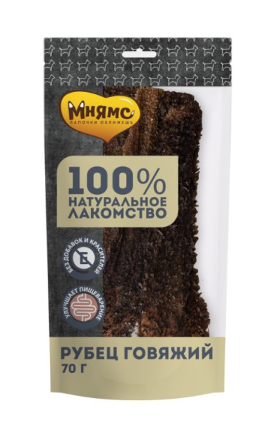 Лакомство Мнямс для собак Рубец говяжий