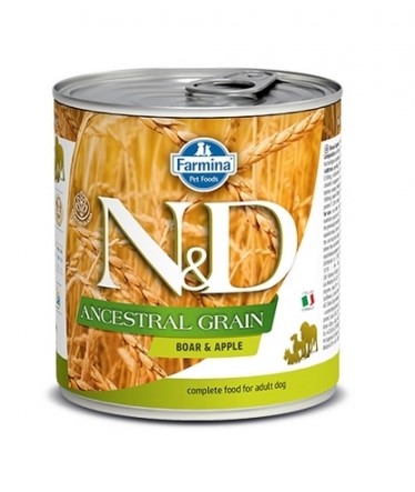 Консервы для собак Farmina N&D Dog Mini Ancestral Grain Boar & Apple (кабан, яблоко)