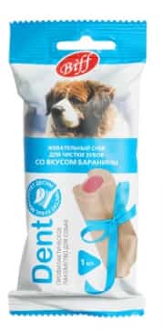 Жевательный снек DENT "Biff" со вкусом баранины 11 шт (003022)