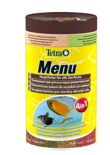 Корм для рыб 4 вида Tetra Menu