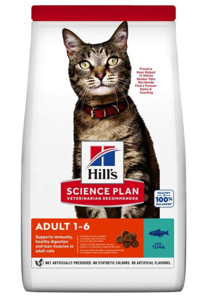 Пища для кота Hill's Science Plan Adult 1-6 (тунец)