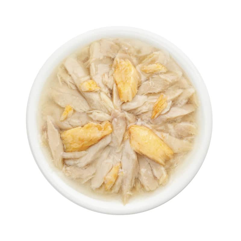 Пища для кошек "Деревенские лакомства" "Домашние обеды" тунец с лососем в нежном желе