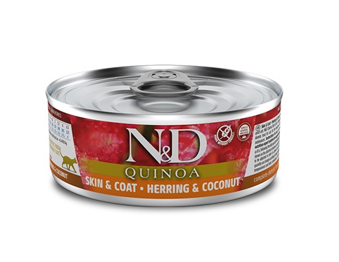 Питание для кота Farmina N&D Cat Quinoa Herring & Coconut