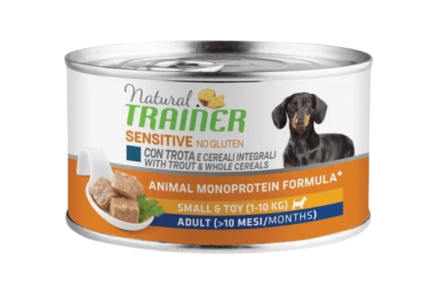 Влажный рацион для собак мелких пород Trainer Natural Sensitive Small&Toy Adult (форель)
