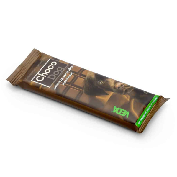 Лакомство для собак шоколад молочный "Choco Dog"