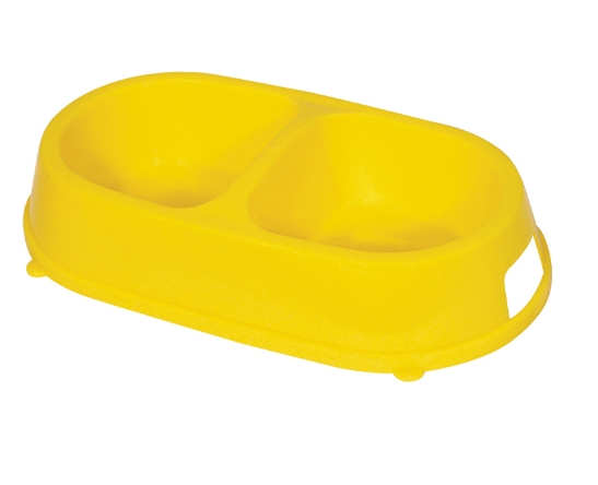 Миска для животных пластиковая двойная Gamma 2*0,26 л (30272009)