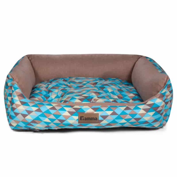 Лежанка для собак медиум Gamma "Мозаика" 520*450*170мм (31932093)