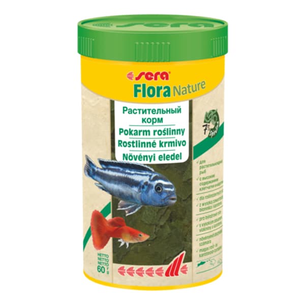 Корм хлопья для всех рыб SERA Flora