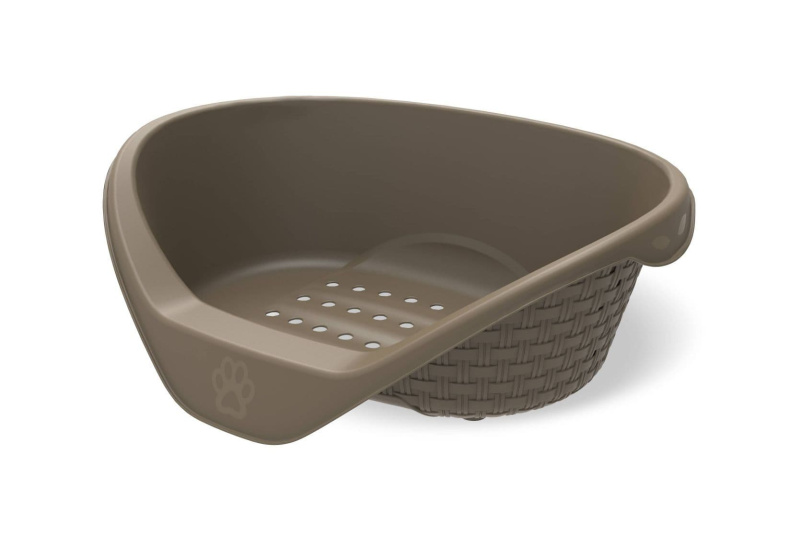 Корзина для собак темно-серая (без подушки)