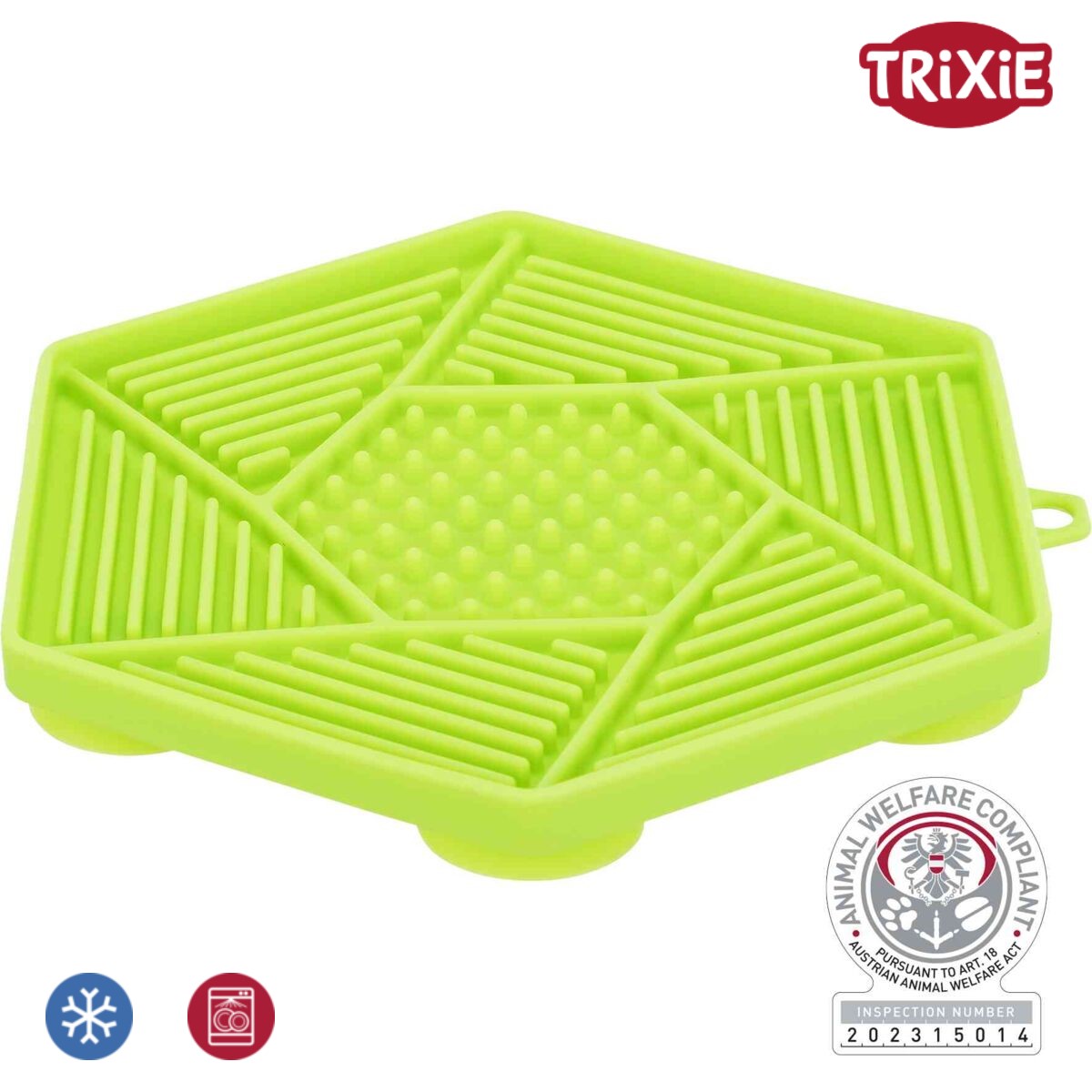 Миска-коврик для кормления для собак LicknSnack TRIXIE (лайм)