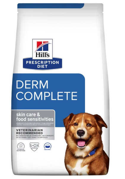Каталог Сухой корм для собак Hill's Prescription Diet Derm Complete для собак
