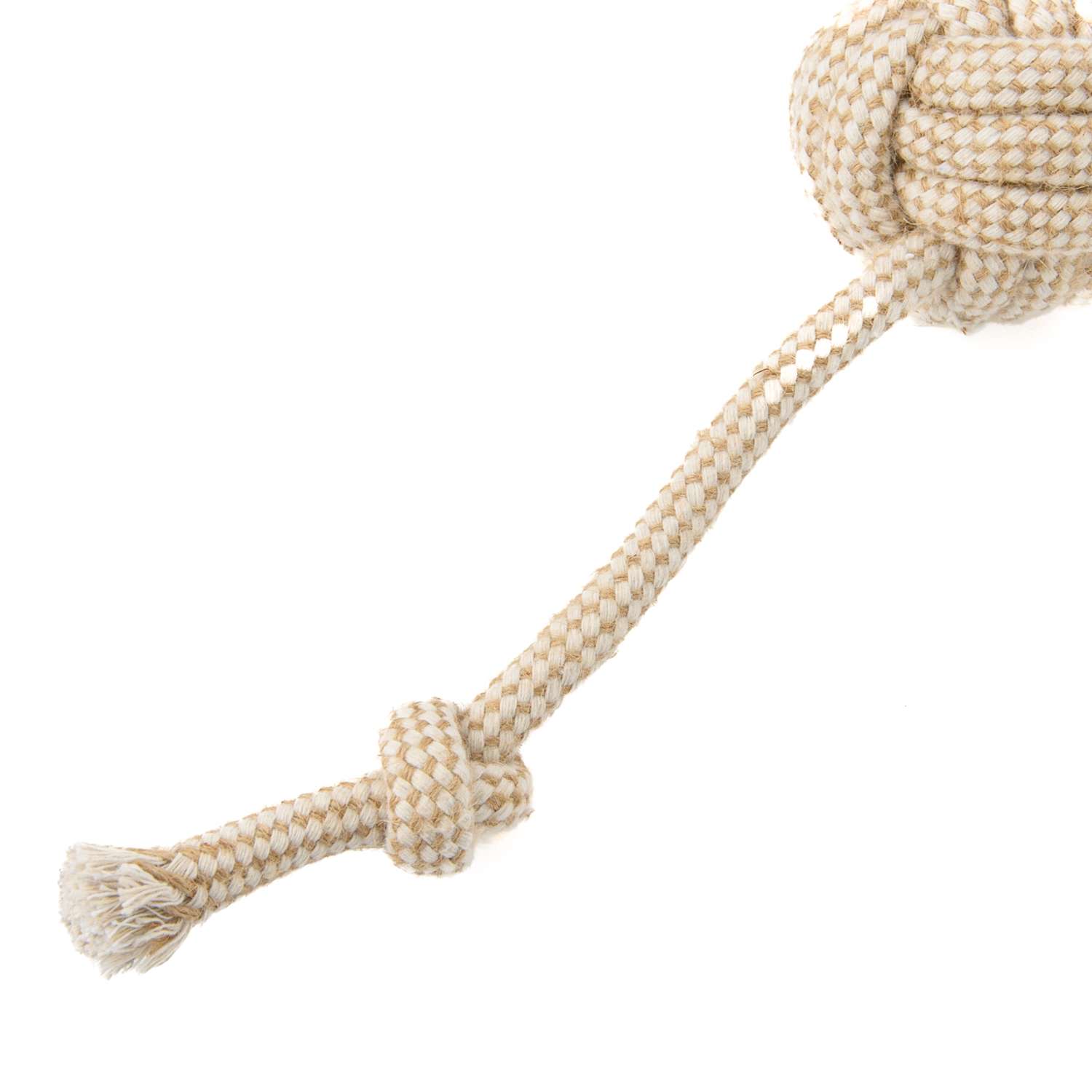 Mr.Kranch Игрушка для собак Мяч из каната на шнуре 48*8 см