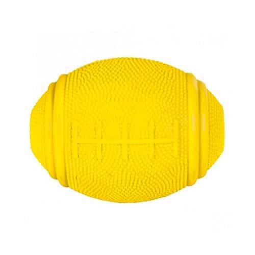 Игрушка для собак "TRIXIE" "Snack Rugby Ball" с отверстием для лакомств, 8 см