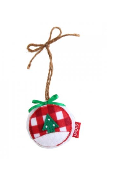 Игрушка для кошек GiGwi X-mas Tales Ёлочный шарик" 6 см