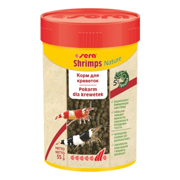 Корм гранулы для креветок SERA Shrimps Natural 100 мл 55 г (554)