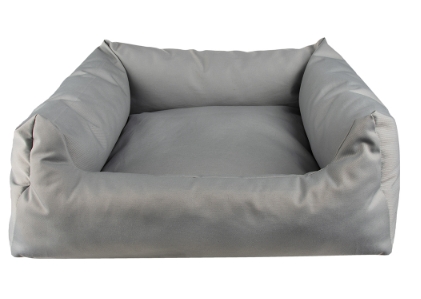 Лежанка-пуфик для животных FANCY PETS "Любимое место" светло-серый