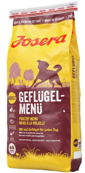 Еда для собак Сухой корм для собак Josera Poultry-Menu 15 кг