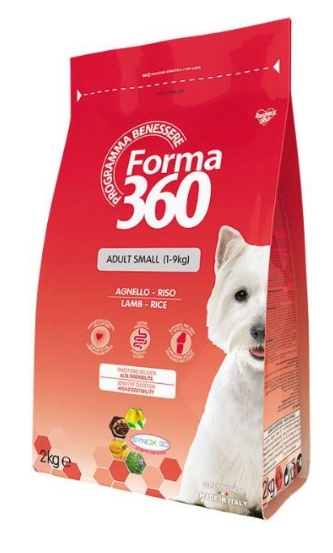 Каталог Сухой корм для собак Forma 360 Dog Adult Mini (ягненок, рис) для собак