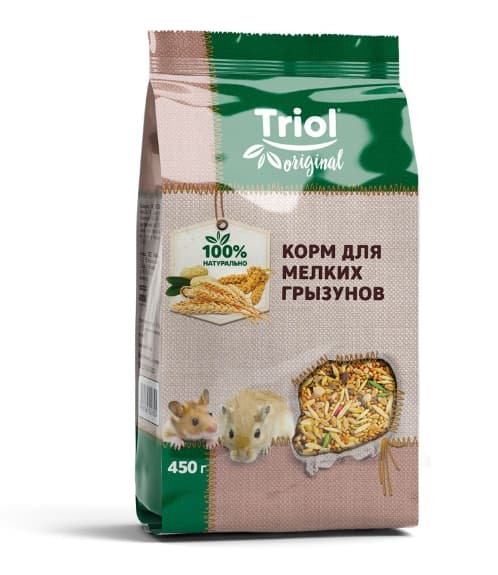 Корм для мелких грызунов Triol Original 450 гр (40111009)