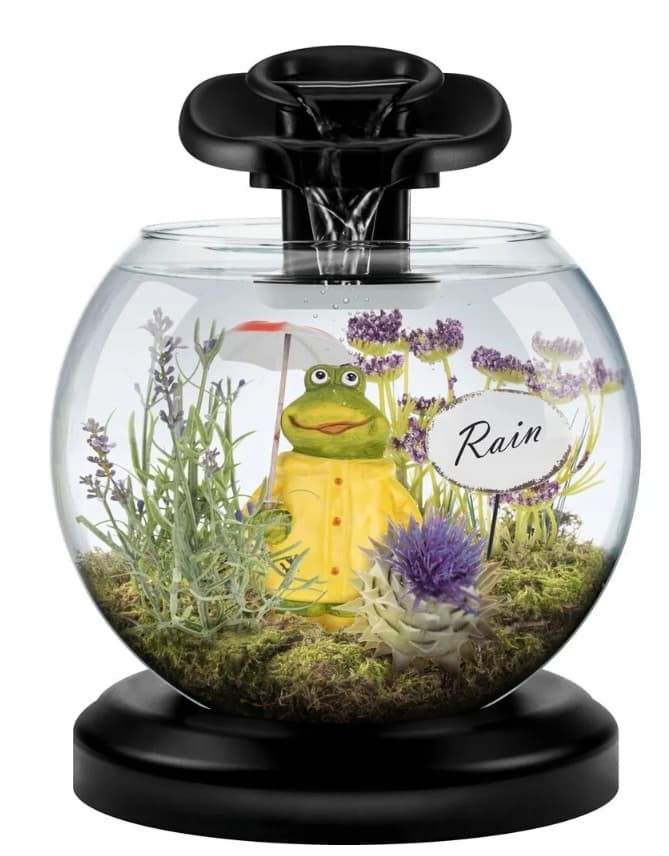 Интерьерный аквариум Tetra Duo Waterf Globe LED bk 6,8L 2 MK (черный)