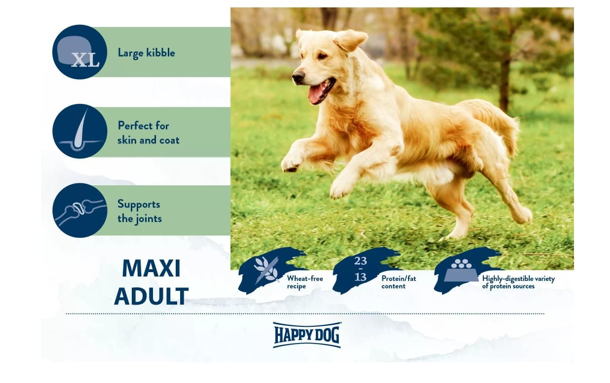 Каталог Сухой корм для собак HAPPY DOG Supreme Fit&Well Maxi Adult для собак