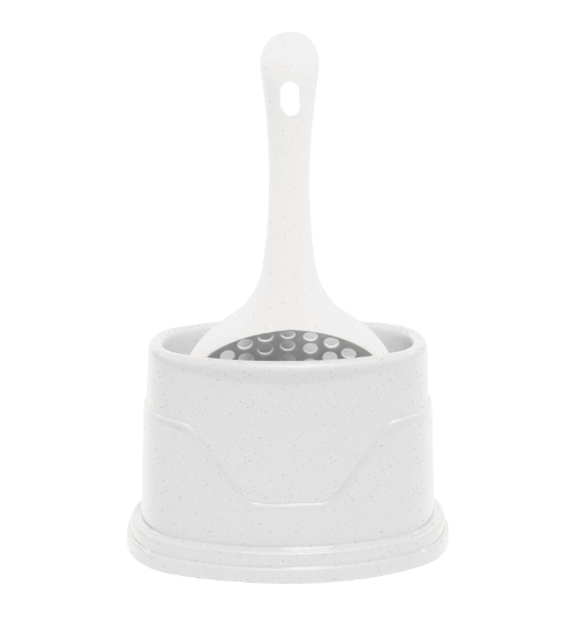 Cовок с подставкой для кошачьего туалета Triol White