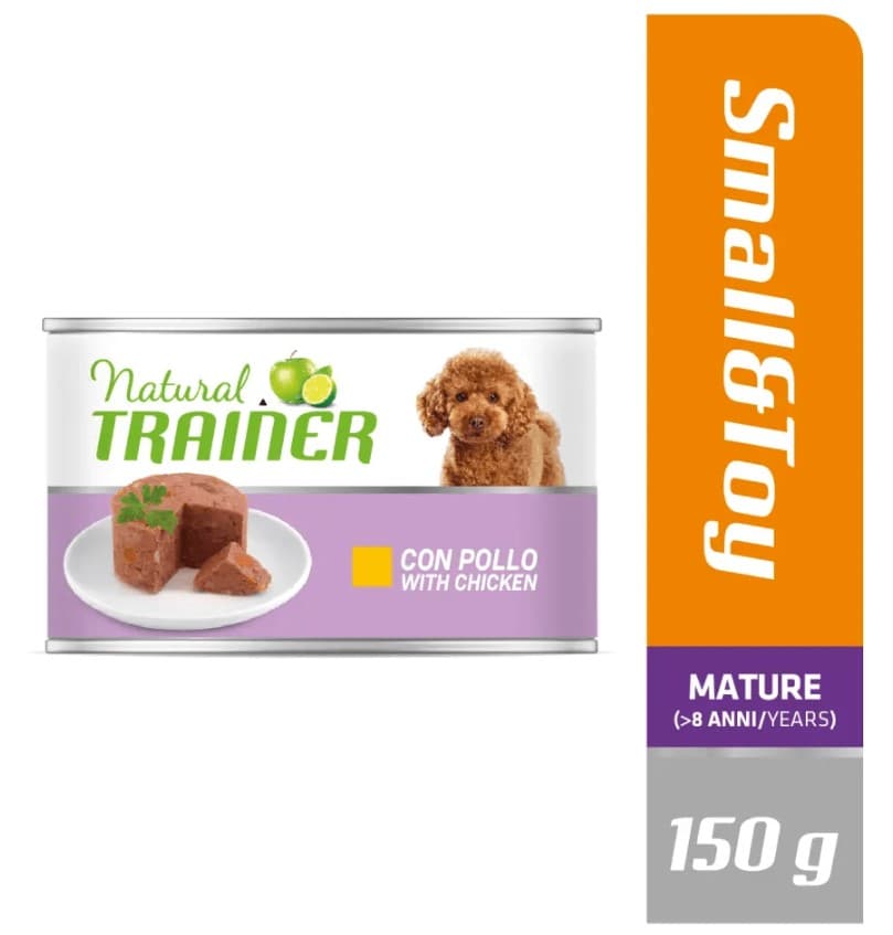 Влажная еда для собак мелких пород старше 8 лет Trainer Natural Dog Mature Mini (курица)