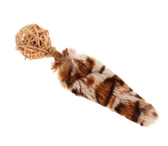 Игрушка для кошек GiGwi "Плетеный мячик" 13 см (75439-1)