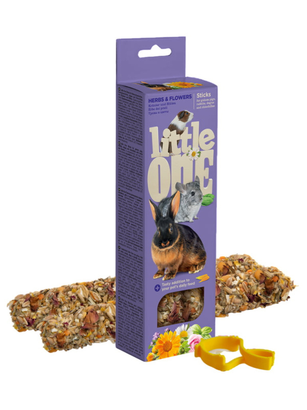 Палочки для грызунов с травами и цветами "Little One" 2х55 гр