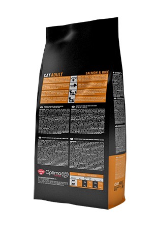 Сухой корм для кошек Optimanova Cat Adult Salmon Rice сбалансированный корм для кота 