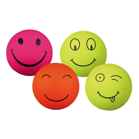 Игрушка для собак "TRIXIE" "Смайлики" вспененная резина диам. 6 см (3438)
