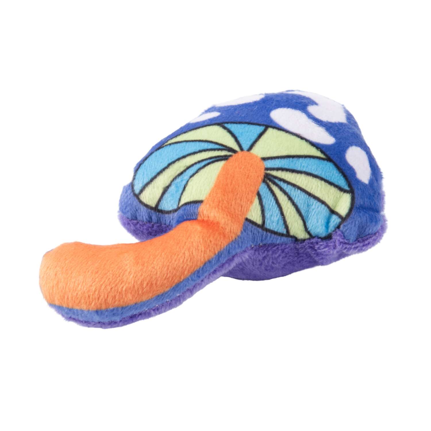 Игрушка Mr.Kranch для кошек Волшебный Грибочек плюшевая с кошачьей мятой 10 см фиолетовая