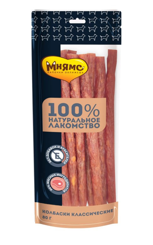 Лакомство Мнямс для собак Колбаски классические