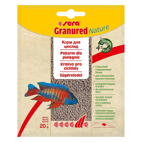Корм для аквариумных рыбок цихлид SERA Granured 20 г (401)