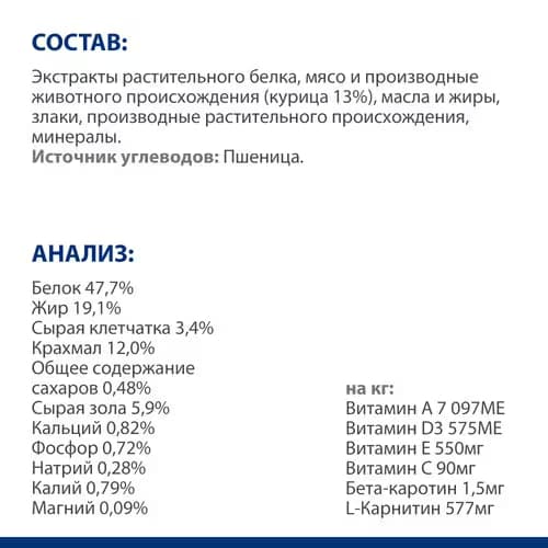 Ветеринарная еда для кошек Hill's Prescription Diet m/d Diabetes (курица)