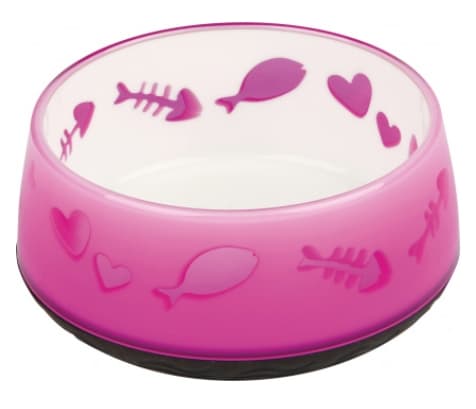 Миска для кошек с прорезиненным дном "TRIXIE" 0.3 л/диам.12 см (24420)