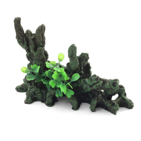 Грот для аквариума "Корень с травой" (74004034)