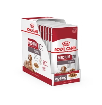 Пресервы для пожилых собак средних пород  Влажный корм для собак Royal Canin Medium Ageing (соус)