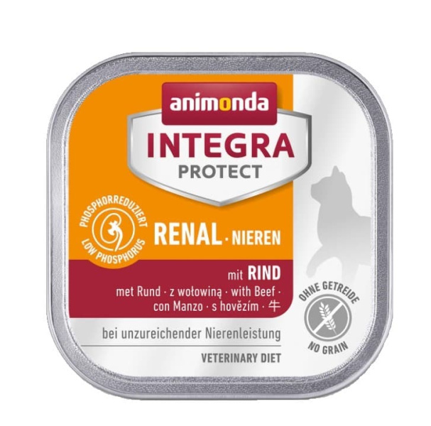 Еда для кота Влажный корм для кошек Animonda INTEGRA Protect Renal (телятина)