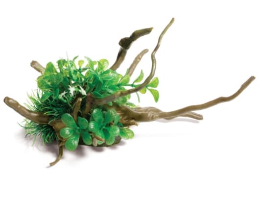 Грот "Коряга с растениями" 270*170*130 мм Laguna (74044215)