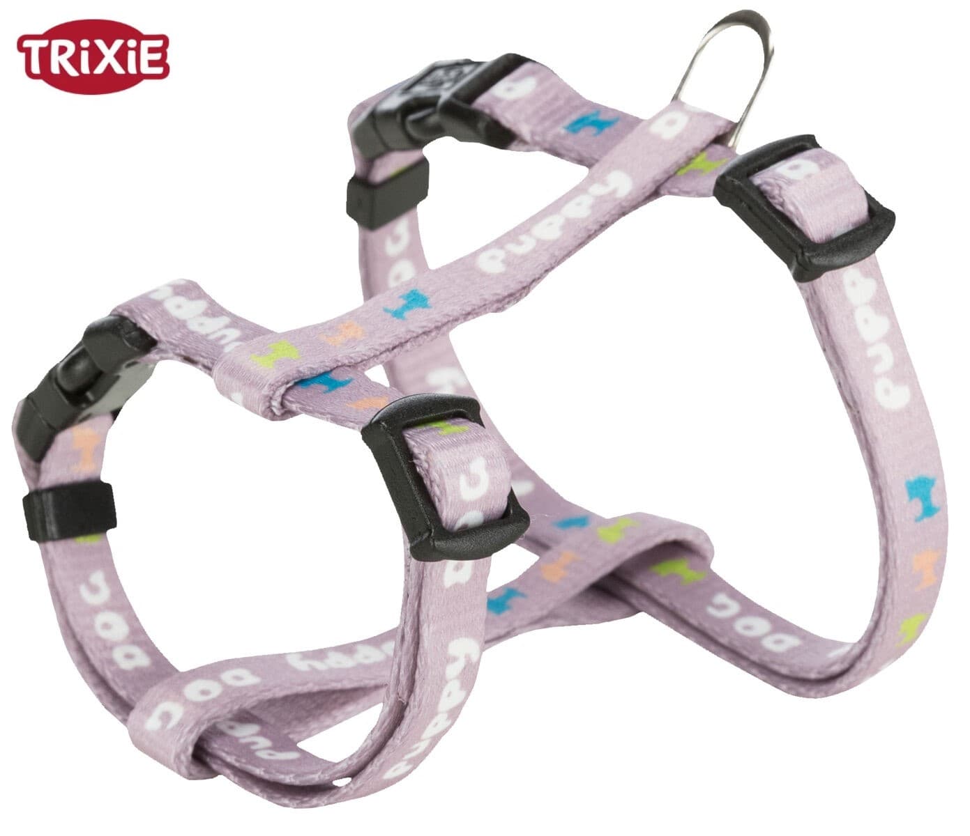 Шлея с поводком для щенков TRIXIE Junior (светло-сиреневый)