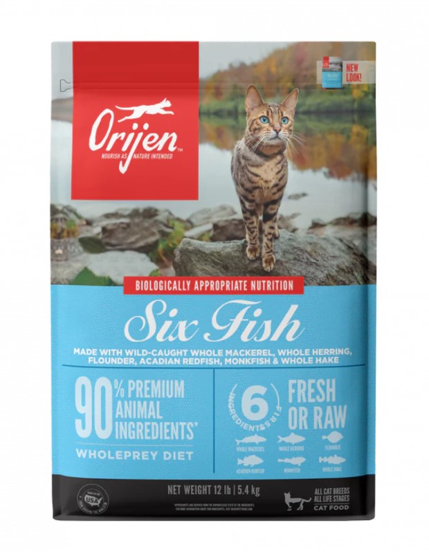 Корм для кошек всех возростов ORIJEN SIX FISH