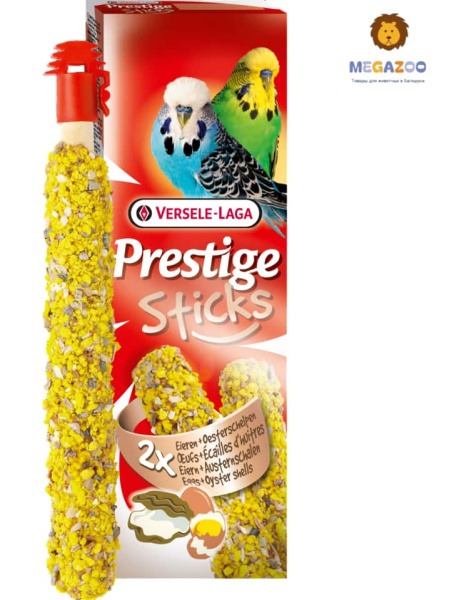 Корм для волнистых попугаев Versele-Laga Prestige Stick с семенами и яичной скорлупой