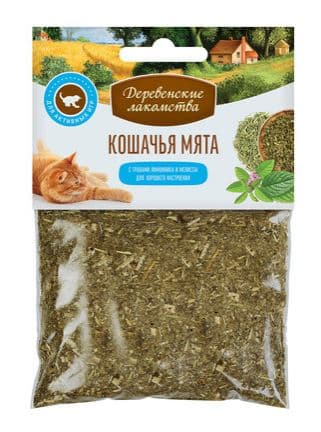 Кошачья мята "Деревенские лакомства" Лимонник + Мелисса 15 гр (72970049)