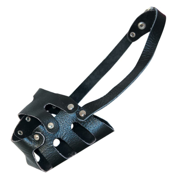 фото Намордник кожаный цельнокройный №1 110*65*105 мм (11532012)