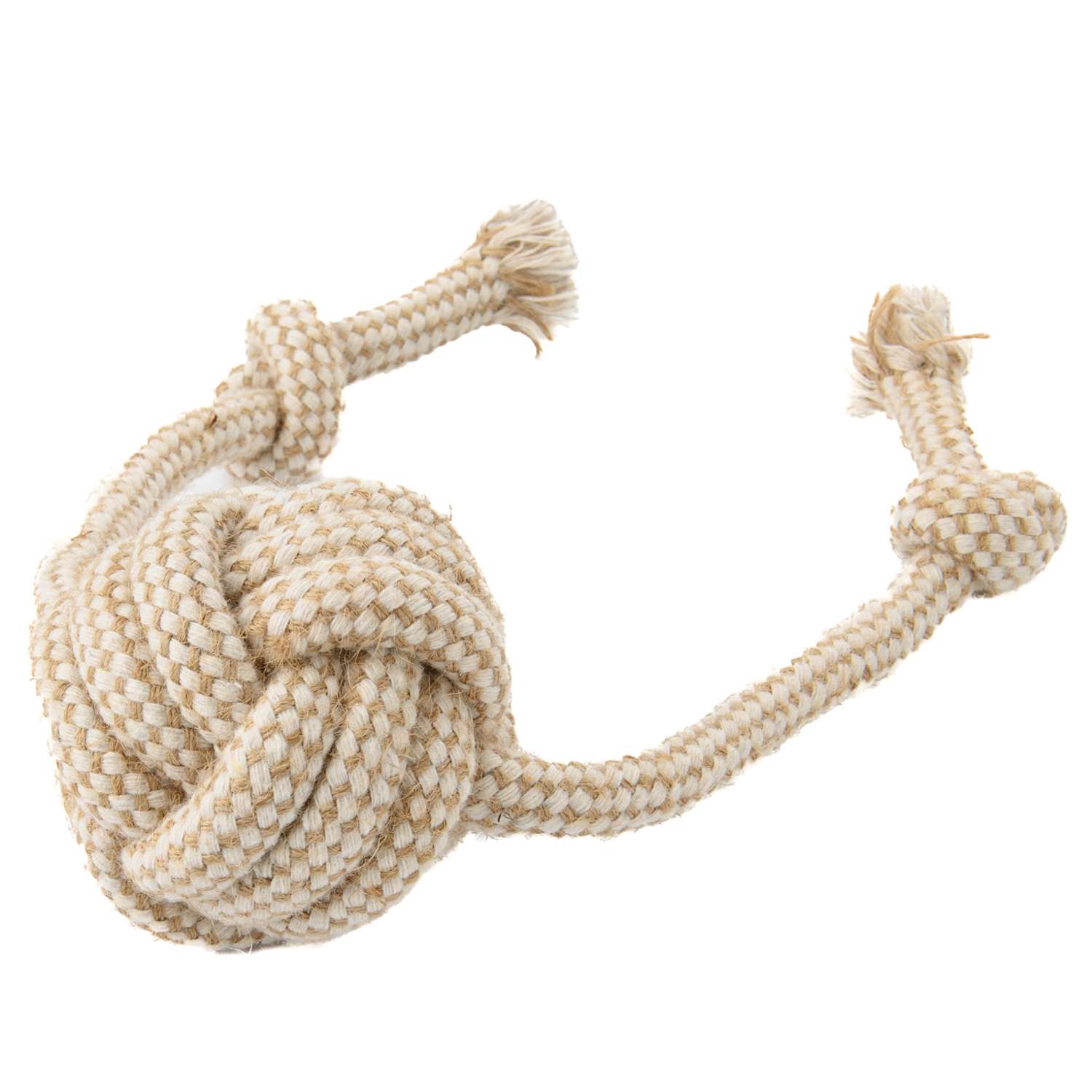 Mr.Kranch Игрушка для собак Мяч из каната на шнуре 48*8 см