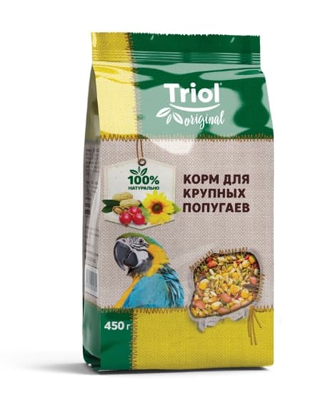 Корм для крупных попугаев Triol Original 450 гр (50111014)