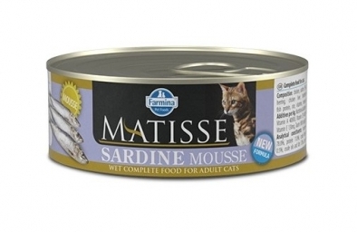 Влажный рацион для кошек Farmina Matisse Cat Mousse Sardine