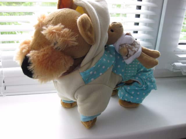 Одежда для собак "Брелок мишка" 